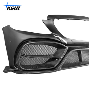 Paraurti Anteriore Parziale in Fibra di Carbonio di Alta Qualità Stile M per Mercedes Benz Classe C <span class=keywords><strong>W205</strong></span> <span class=keywords><strong>Amg</strong></span> C43 C63 2015-2019 Kit Carrozzeria - Product Image 3