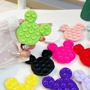 Mousy Shaped Eco-Friendly Silicone Phone Holder Suction Cup Portable Folding Stand Multifunctional Bracket Flexible Promotional - Product Image 5