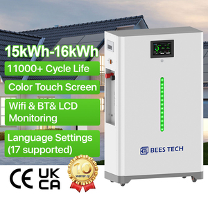 Bộ pin Lifepo4 11000+ chu kỳ, bảo hành 10 năm, 15Kwh 16Kwh, bộ biến tần, 51.2V 314Ah 330Ah, pin năng lượng mặt trời Lifepo4 - Product Image 1