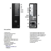 Offre Spéciale Core I5 12500 16G 512G SSD Dells Optiplex 7010 SFF 7010sff tour PC ordinateur de bureau