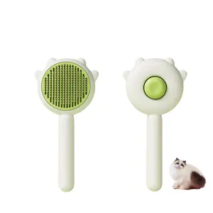 2023 New Products Pets Comb Brush Dog Hair Removal Comb Self Cleaning Brush Pet Grooming Tool