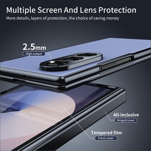 Estuche rígido mate a prueba de golpes para teléfono con bisagra Protector de pantalla Estuche plegable para teléfono celular para Samsung Galaxy Z Fold <span class=keywords><strong>7</strong></span> 5G Estuches - Product Image 6