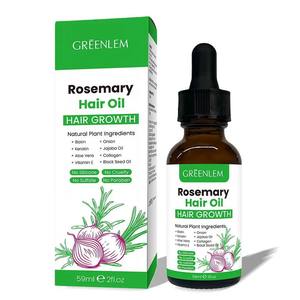 Aceite Orgánico de Romero para el Crecimiento del Cabello con Jojoba y Vitamina E, Nutritivo e Hidratante para Cabello Fino, Cuidado Natural del Cuero Cabelludo, Marca Privada - Product Image 3