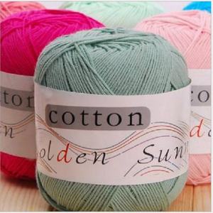 Fil à crocheter en <span class=keywords><strong>coton</strong></span> mélangé teint, 50g/pelote, prix abordable, vente en gros d'usine, pour tricot et couture de pulls pour bébés - Product Image 5
