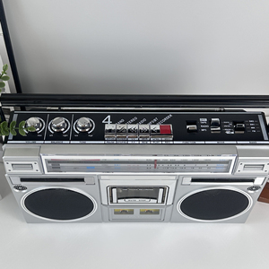 Retro Portable Cassette Recorder AM FM SW Radio BT <b>USB</b> TF Card Dual <b>Speakers</b> VU Meters For Home Office Travel Use Stereo Boombox - Product Image 4