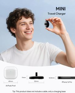 เครื่องชาร์จแปรงสีฟันไฟฟ้าแบบพกพาขนาดเล็ก USB-C ใช้ได้กับ <span class=keywords><strong>Oral</strong></span> <span class=keywords><strong>B</strong></span> <span class=keywords><strong>Pro</strong></span>/iO/D แบบเหนี่ยวนำ  ฐานชาร์จแบบพกพาขนาดเล็ก ชนิด Type C (สีดำ) - Product Image 3