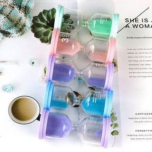 นาฬิกาทรายตกแต่งบ้าน 1 3 5 10 15 30 นาที สีมาการอง นาฬิกาทรายหลากสีสำหรับห้องเรียน นาฬิกาสำหรับครู - Product Image 5