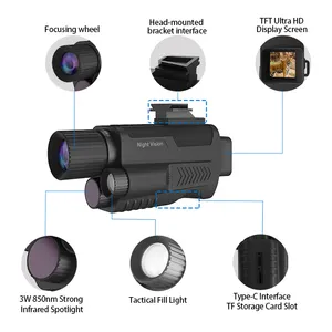 스코프 및 액세서리를위한 대량 저렴한 디지털 줌 야간 투시경 카메라 망원경 단안