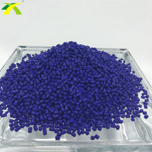 QE5505A <span class=keywords><strong>bleu</strong></span> outremer haute qualité Eva matière plastique chimique Eva composé granule pour pantoufles semelle intermédiaire baskets sandales - Product Image 3