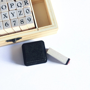 Mô Hình Tùy Chỉnh Gỗ Con Dấu Cao Su Cổ Điển Bảng Chữ Cái Số Con Dấu Cao Su Cho Scrapbook DIY Bullet Hộp Gỗ Đóng Gói Tùy Chỉnh - Product Image 6