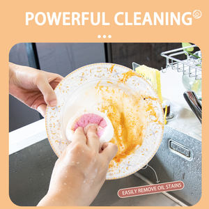 Esponja de Limpieza Ecológica Mágica, Comprimida, de Celulosa Natural, para Cocina, Estropajos para Lavar Platos - Product Image 3