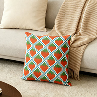 Housse de coussin personnalisée avec imprimé fraise en pixels 45*45cm, housse de coussin décorative de luxe de haute qualité pour le salon, le canapé