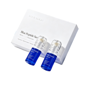 10ml Blue Peptide Copper Peptide Repair <b>Serum</b> Ampoule Custom Logo Anti-Wrinkle Sensitive Skin Calming Facial Essence Set - Product Image 2