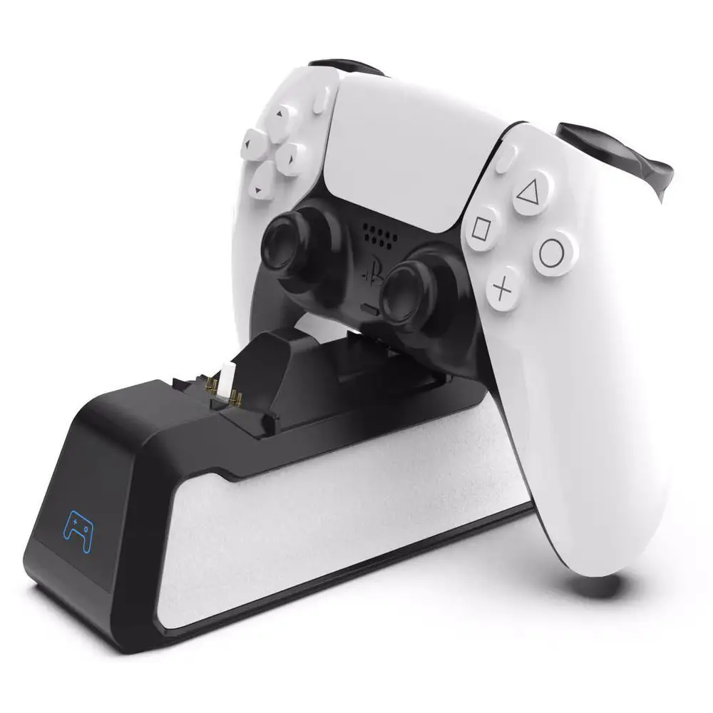 YLW 게임 액세서리 빠른 듀얼 Led 타입 C 충전 스테이션 PS5 충전기 소니 PS5 게임 패드 컨트롤러