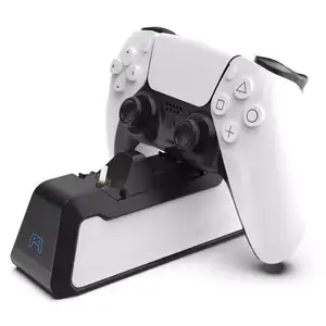 YLW accessori di gioco Fast Dual Led Type-C stazione di ricarica caricabatterie PS5 per Controller Gamepad Sony PS5