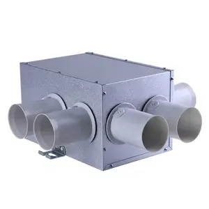 Modern Design Aluminum Zinc Plated Fresh Air System PE Silver One to Twelve Metal Distribution Box