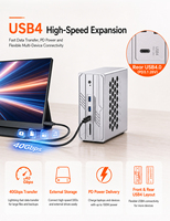 Komputer Gaming Model Besar AMD AI MAX+395 16-Core Mini Workstation Memori 128G 2Tb Mendukung WIFI 7