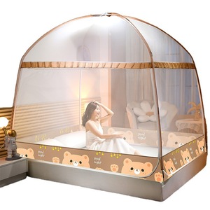 Mosquitera para yurta mongola, tienda de campaña con cremallera de tres puertas de 1.8m al por mayor, tienda de campaña texturizada totalmente cerrada de 1.5m, dropshipping - Product Image 5