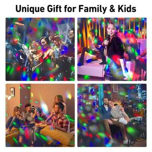 Lampes murales créatives à double tête avec télécommande, lumières d'ambiance, lumières de boule disco, trois températures de couleur réglables - Product Image 6