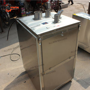 Trancheuse à fruits et légumes ronde motorisée en acier inoxydable pour tomates et radis - Product Image 2