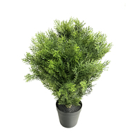 Artificielle Plante Arbres 2ft Cèdre Bush Cyprès Simulation Vert Topiaire Boule Faux Buis Intérieur Extérieur Décoration Maison Décor
