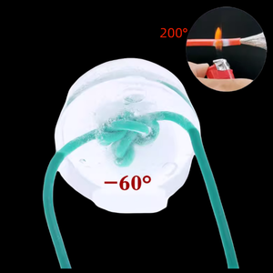 Câble électrique en silicone standard américain 16-30AWG <span class=keywords><strong>Gaine</strong></span> souple pour fil électrique haute température pour le chauffage des bâtiments - Product Image 4