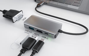 Hub USB C 4 en 1, Adaptador Multipuerto Tipo C para Mac, <span class=keywords><strong>MacBook</strong></span> <span class=keywords><strong>Pro</strong></span>, iPad, XPS, Surface <span class=keywords><strong>Pro</strong></span> - Product Image 3