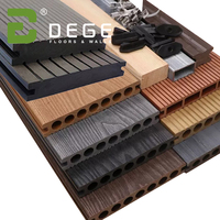 Plancher composite contemporain lisse, kit complet, facile à installer, résistant à l'humidité, pour extérieur