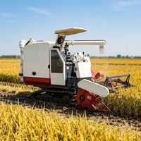 Moissonneuse-batteuse agricole pour blé et riz avec moteur pour tracteur de riziculture