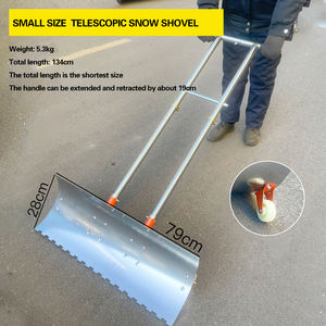 인기 판매 맞춤형 도구 다기능 탄소강 바퀴 달린 제설 삽 눈삽 - Product Image 2
