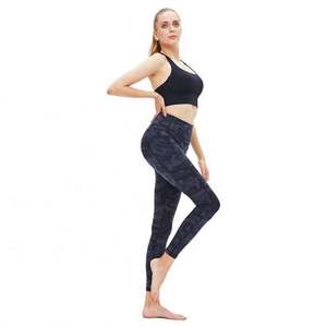 Conjunto de Ropa Deportiva de Yoga Personalizada para Mujer, Conjuntos de Yoga de Malla sin Costuras - Product Image 5
