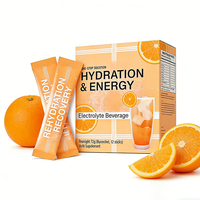 Poudre de mélange de boissons électrolytiques, saveur personnalisable, certifiée Halal, pour l'hydratation, le soutien énergétique, la randonnée en plein air, la nutrition sportive