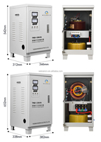 Stabilisateur de tension automatique monophasé 15 kVA (AVR) SVC avec cuivre pour l'industrie et la maison, fourni par le fabricant
