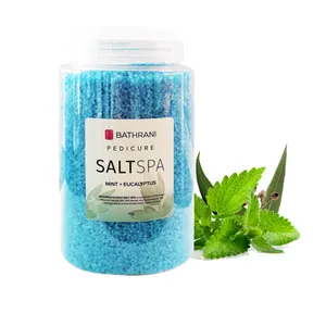Fabricante de Cuidados com os pés Aromaterapia Orgânica Natural relaxamento imersão Limpeza Óleo de eucalipto Sal de banho de cristal