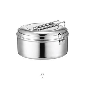 2025 304 Stainless Steel Bento Lunch <b>Box</b> Round Student Portable Picnic Single Layer Lunch <b>Box</b> for Promotion - Product Image 1
