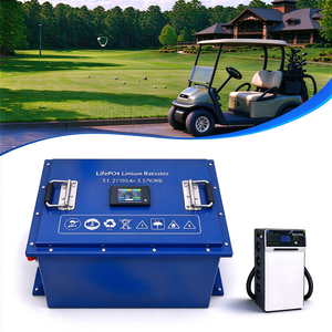 Batería de iones de litio LiFePO4 de 48V 100Ah 150Ah de repuesto Plug and Play con cargador para carrito de golf Club Car EZGO Yamaha - Product Image 1