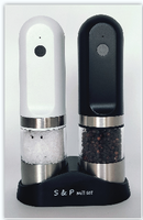 Moulin à sel et à poivre portable, écologique, personnalisable en couleur, rechargeable par USB, à prix compétitif