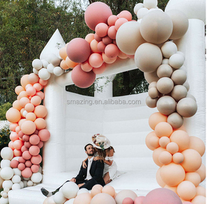 Tốt nhất bán Trắng <span class=keywords><strong>Inflatable</strong></span> <span class=keywords><strong>Bouncer</strong></span> lâu đài cho các bên cưới giáng sinh-bouncy nhảy nhà - Product Image 5