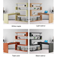 Bureau d'étude réglable pour enfants de haute qualité Bureau de table d'ordinateur avec étagères