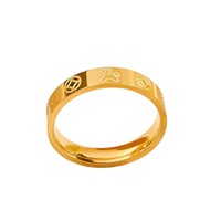 Nouvelle Bague Unisexe 2026 « Lucky Pony Coin » – Design de Niche Luxe Léger en Acier Inoxydable Plaqué Or 18K pour Femme