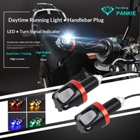 Exportation transfrontalière : Guidon de trottinette électrique Zhongshan avec feux OLED, clignotants et feux de direction bicolores