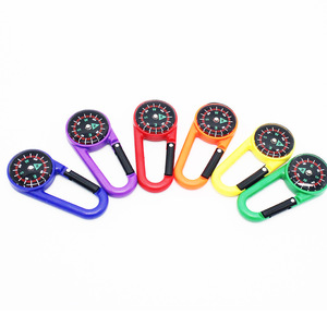 Brújula <span class=keywords><strong>de</strong></span> <span class=keywords><strong>escalada</strong></span> al aire libre mosquetón auto bloqueo mosquetón Clip gancho llavero para viaje <span class=keywords><strong>de</strong></span> senderismo - Product Image 2