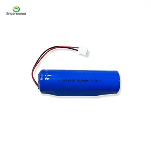 높은 전원 셀 600mAh 750mAh 800mAh 리튬 이온 리튬 이온 리튬 배터리 팩 14*50mm 3.7v 14500 배터리 손전등 헤드 램프