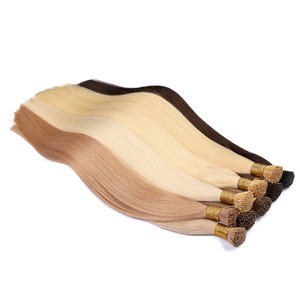 Лидер продаж, кератиновые Предварительно Связанные волосы Remy FREE <span class=keywords><strong>Mongolian</strong></span> Double drawing для наращивания I-tip волос - Product Image 6