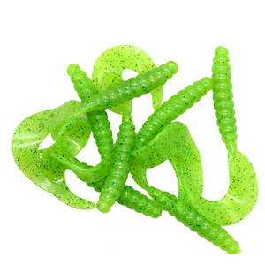 เหยื่อตกปลา Sensoar Single Roll Soft Tail Worm Bait ขนาด <span class=keywords><strong>3</strong></span>.5 ซม. 5.5 ซม. 7 ซม. รูปทรงหนอน มี 15 สีให้เลือก รุ่นเรืองแสงในที่มืด Sodt Fishing Lure - Product Image 6
