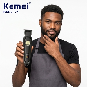 Tondeuse à cheveux et à barbe KEMEI Km-2371 1200mAh 5W, 160 minutes d'autonomie, rechargeable par USB, rasoir électrique de qualité - Product Image 5