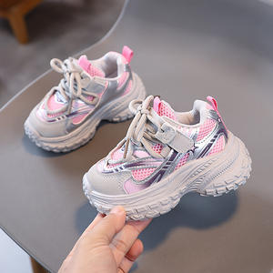 2025 Spring Autumn Casual <b>Shoes</b> Boys Girls Daddy's Choice Soft-Soled Running Mesh Breathable <b>Velcro</b> Sports Korean - Product Image 2