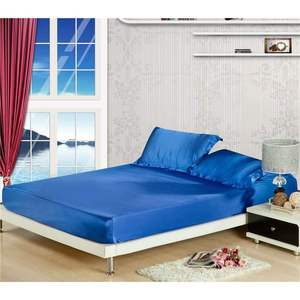 Drap-housse en satin bleu roi pour lit superposé de camping-car, poche profonde de 21 po, doux, confortable, résistant aux plis, à la décoloration et aux taches, taille simple, pour usage domestique - Product Image 2