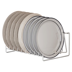 Porte-serviettes de cuisine moderne à double niveau en acier inoxydable 304, support de comptoir autoportant, petit séchoir domestique pour rangement en armoire - Product Image 4