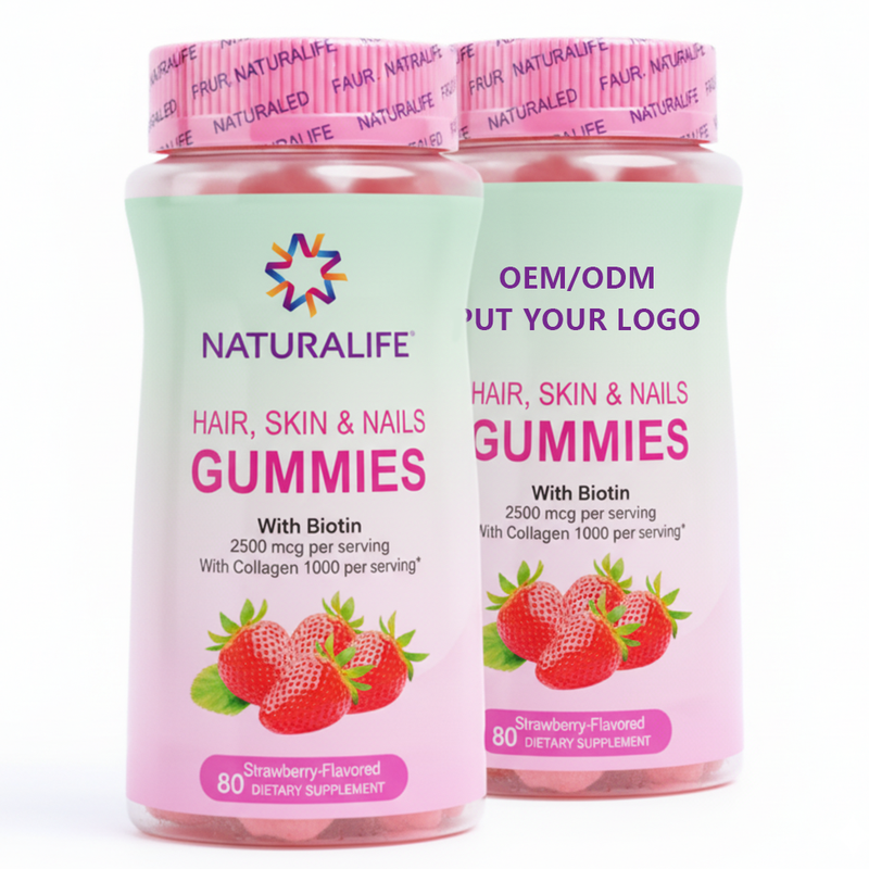 OEM Hair Nails Growth Collagen Supplements